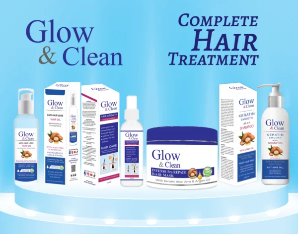 Glow & Clean Hair Treatment 3 Items
